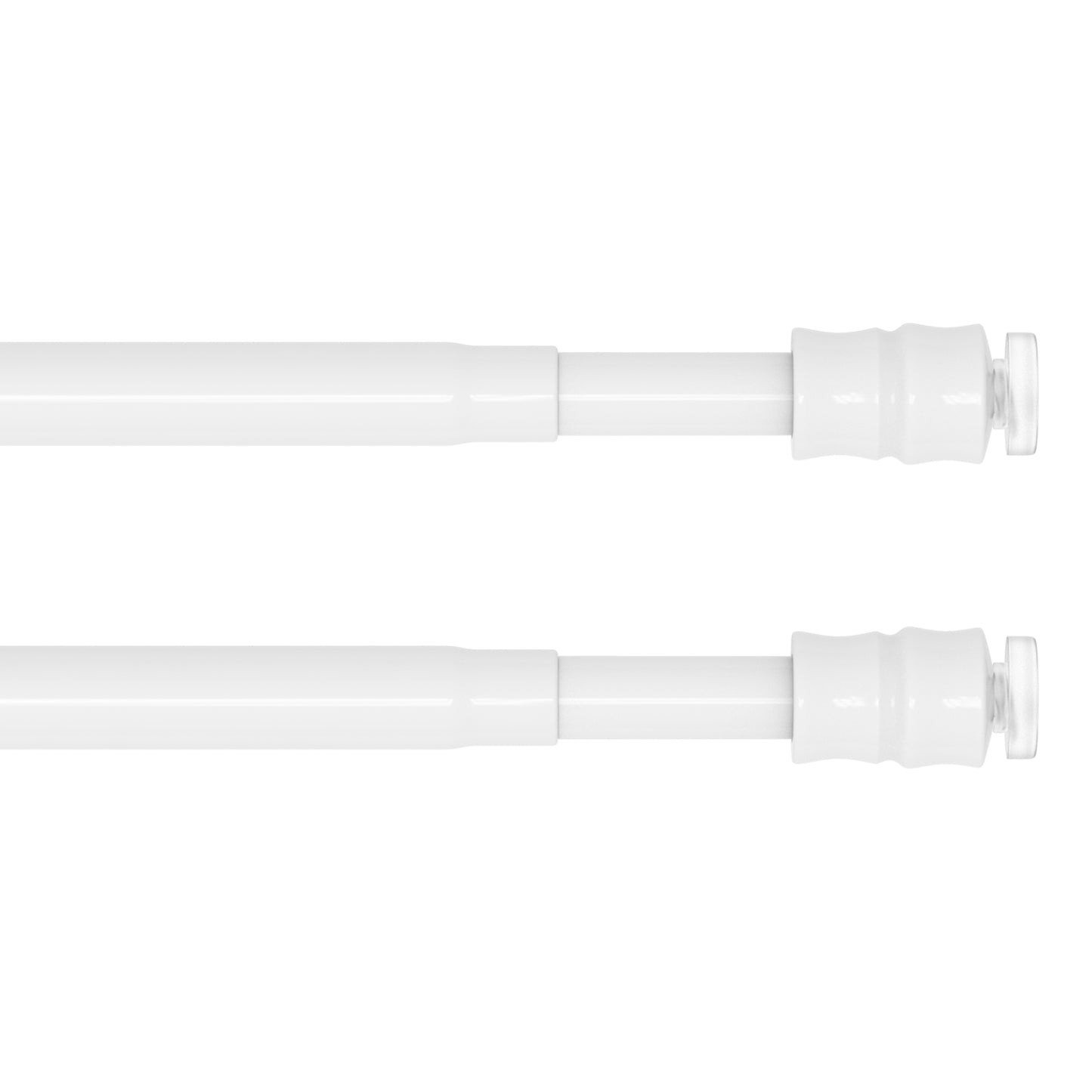 TYRON Slim Spring Tension Rod, 3/8 in. Diameter, Adjustable Skinny Thi